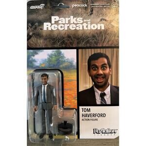 2023 PARKS AND RECREATION ReAction Super7 TOM HAVERFORD 3.75" Figure NEW Read